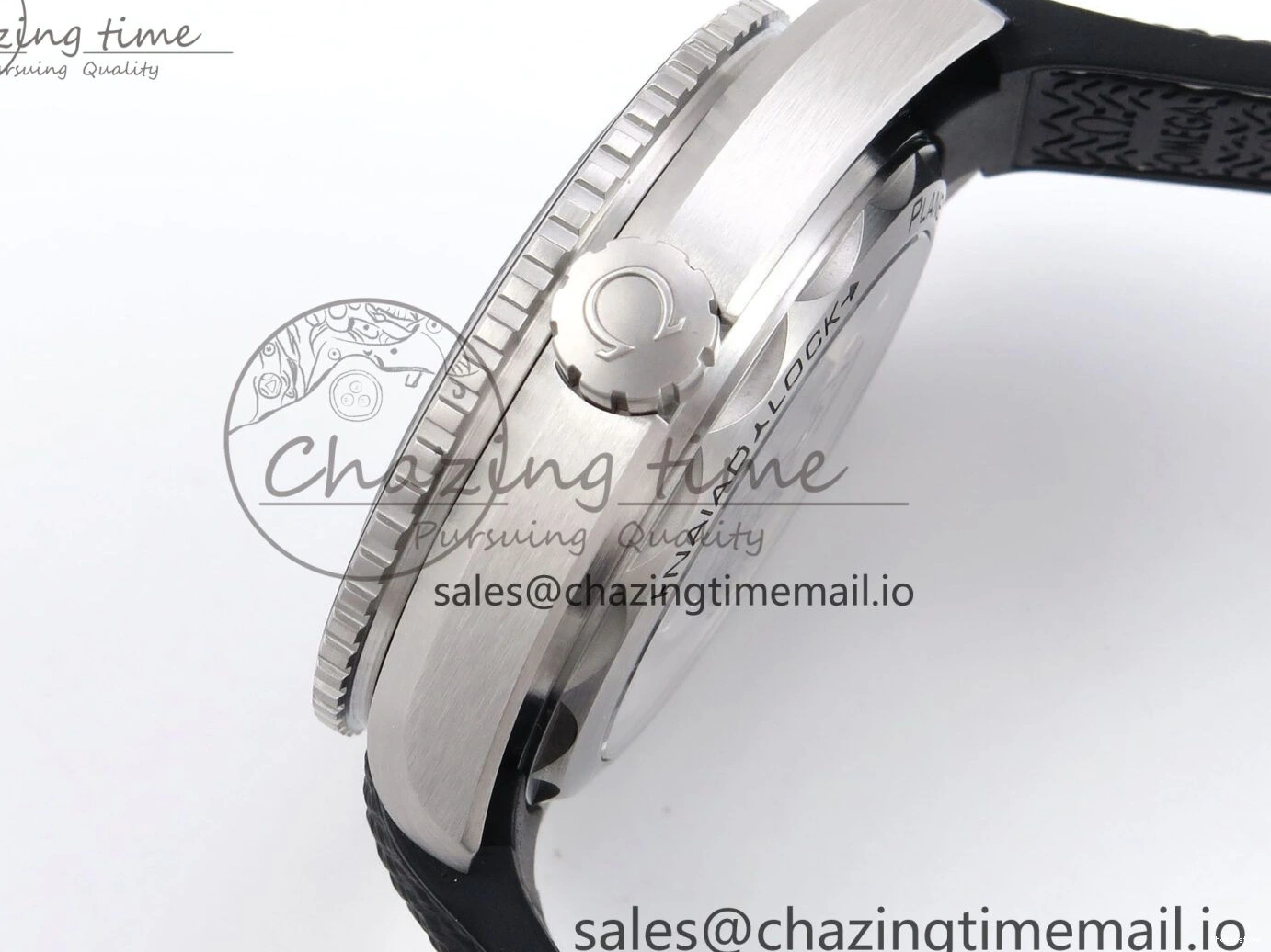 0307 AllSeason Planet Ocean 43.5mm SS VSF 1:1 Best Edition Gray Bezel Gray Dial on Black Rubber Strap A8900 Super Clone 7712